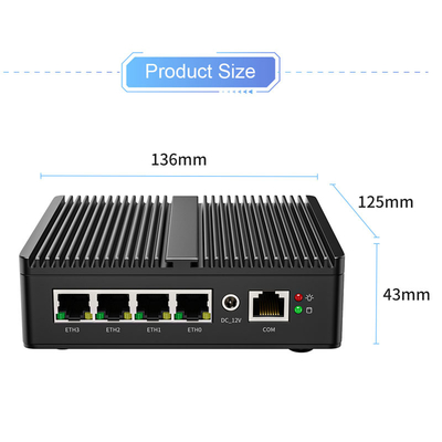 Tanpa Kipas Tertanam Komputer Mini Pc N5105 DDR4 Mendukung 4K Hd Mini PC Kinerja Tinggi Win10 Tanpa Kipas Mini PC