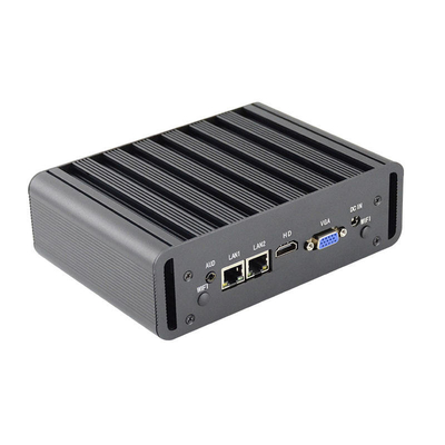 I7 4500U /I7 5500U Desktop mini pc komputer core I7 dual ethernet tanpa kipas komputer mini pc desktop PC