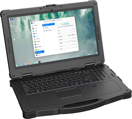 Dustproof Win 10 Industri Komputer Laptop Sepenuhnya Kasar Untuk Militer