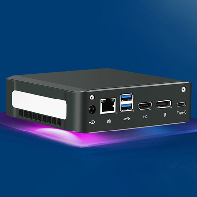 4K Output 8G/256GB SSD Komputer Desktop Mini I7 Prosesor Dukungan Layar Ganda
