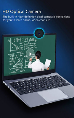 Full Alloy Slim I7 11th Gen Laptop 15.6 1165G7 CPU Kecepatan Cepat Untuk Transfer Tanggal Game Office